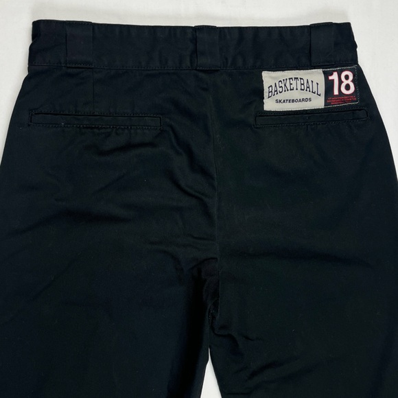 Basketball Skateboards Mens Chino Pants Sz 30 x 31 Black Heron Preston A4 - Picture 5 of 8